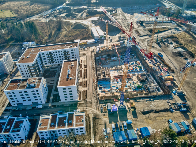 18.12.2020 - Baustelle Alexisquartier in Neuperlach