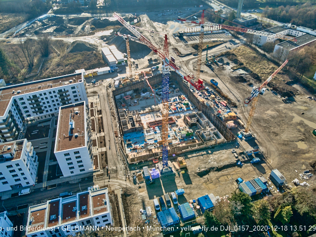 18.12.2020 - Baustelle Alexisquartier in Neuperlach