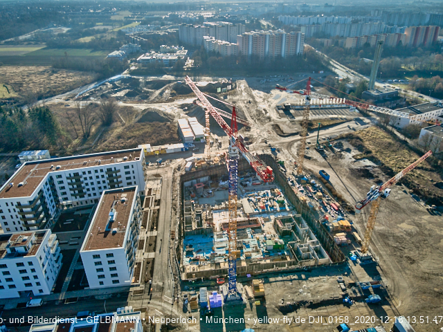 18.12.2020 - Baustelle Alexisquartier in Neuperlach
