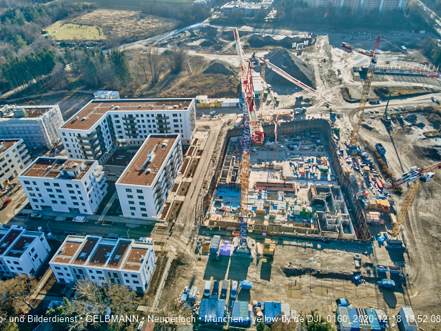 18.12.2020 - Baustelle Alexisquartier in Neuperlach
