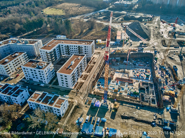 18.12.2020 - Baustelle Alexisquartier in Neuperlach