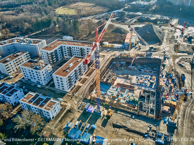 18.12.2020 - Baustelle Alexisquartier in Neuperlach