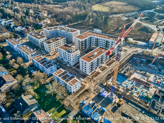 18.12.2020 - Baustelle Alexisquartier in Neuperlach