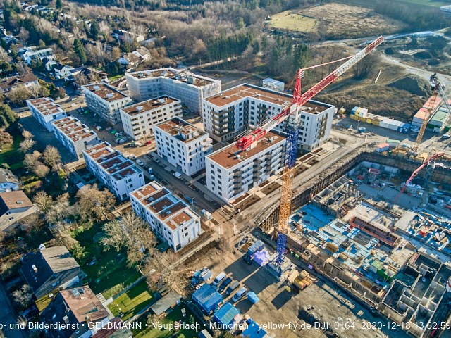 18.12.2020 - Baustelle Alexisquartier in Neuperlach