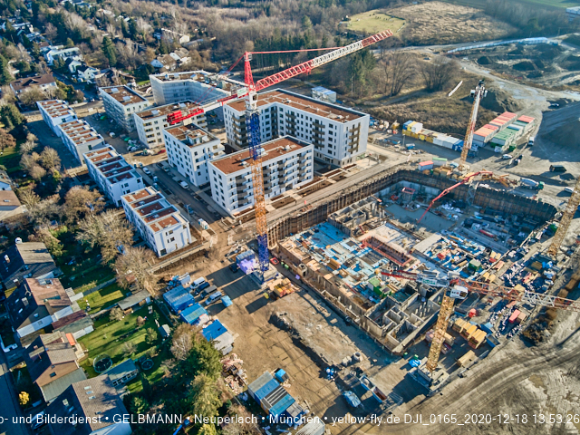 18.12.2020 - Baustelle Alexisquartier in Neuperlach