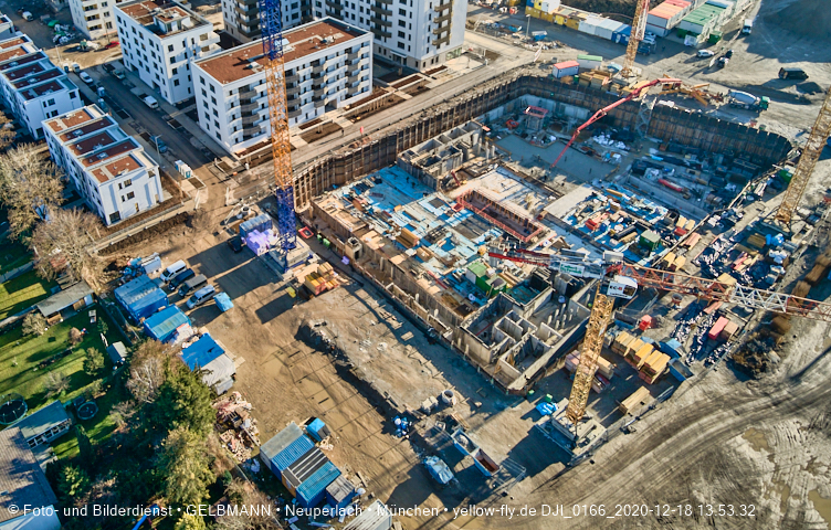 18.12.2020 - Baustelle Alexisquartier in Neuperlach