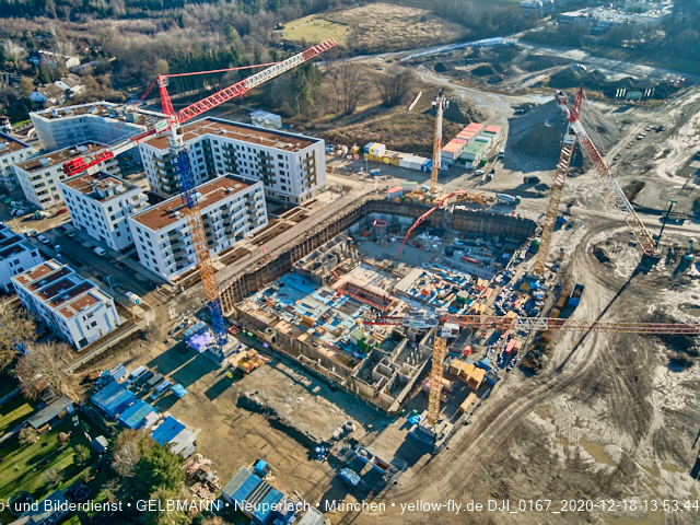 18.12.2020 - Baustelle Alexisquartier in Neuperlach