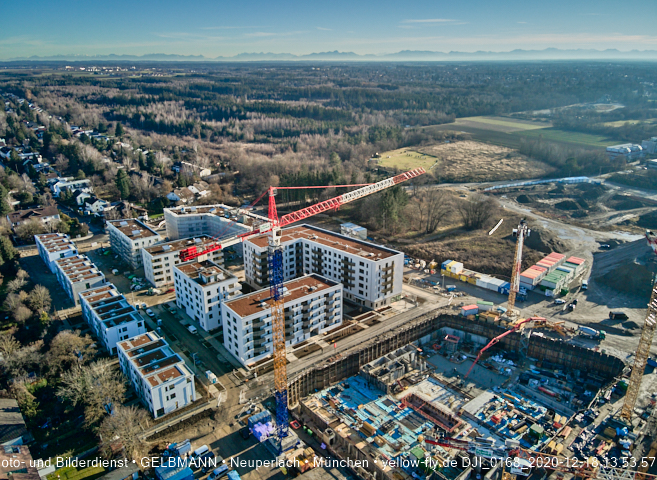 18.12.2020 - Baustelle Alexisquartier in Neuperlach