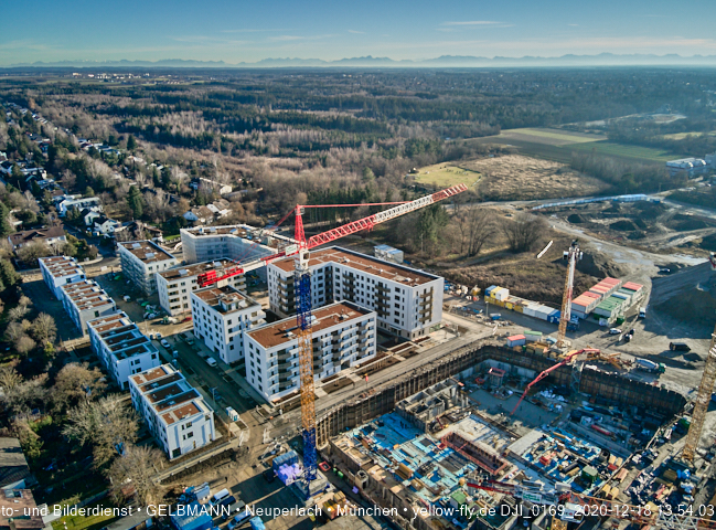 18.12.2020 - Baustelle Alexisquartier in Neuperlach