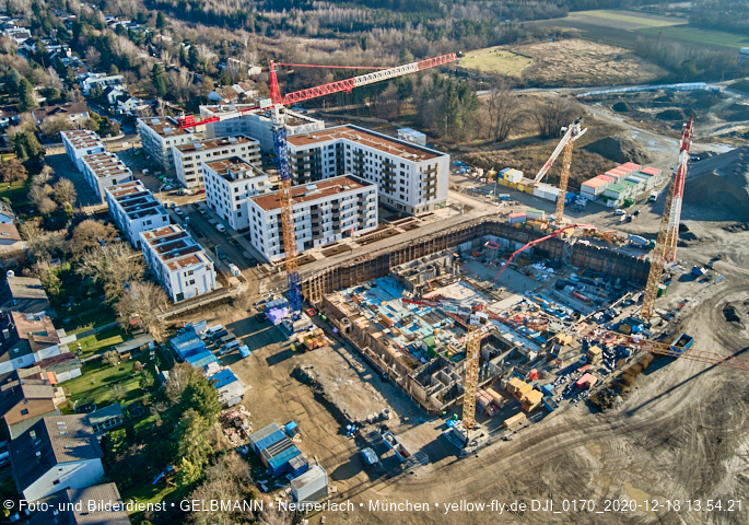 18.12.2020 - Baustelle Alexisquartier in Neuperlach