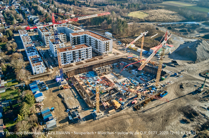 18.12.2020 - Baustelle Alexisquartier in Neuperlach