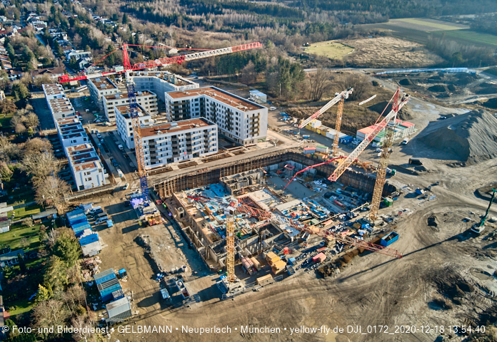 18.12.2020 - Baustelle Alexisquartier in Neuperlach