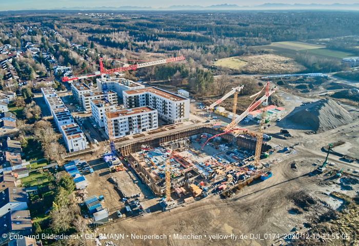 18.12.2020 - Baustelle Alexisquartier in Neuperlach