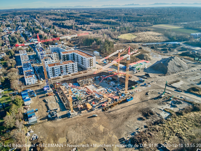 18.12.2020 - Baustelle Alexisquartier in Neuperlach