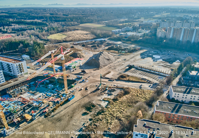 18.12.2020 - Baustelle Alexisquartier in Neuperlach