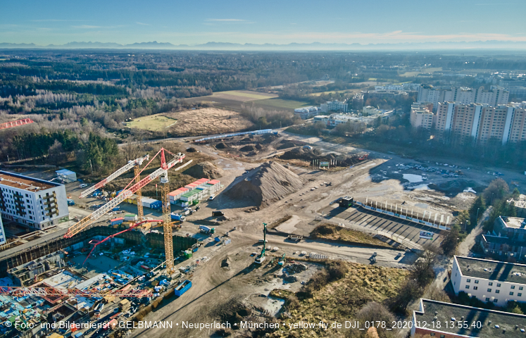 18.12.2020 - Baustelle Alexisquartier in Neuperlach
