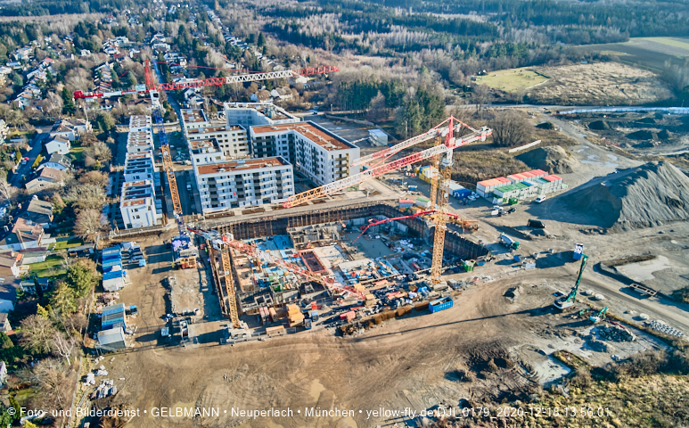 18.12.2020 - Baustelle Alexisquartier in Neuperlach