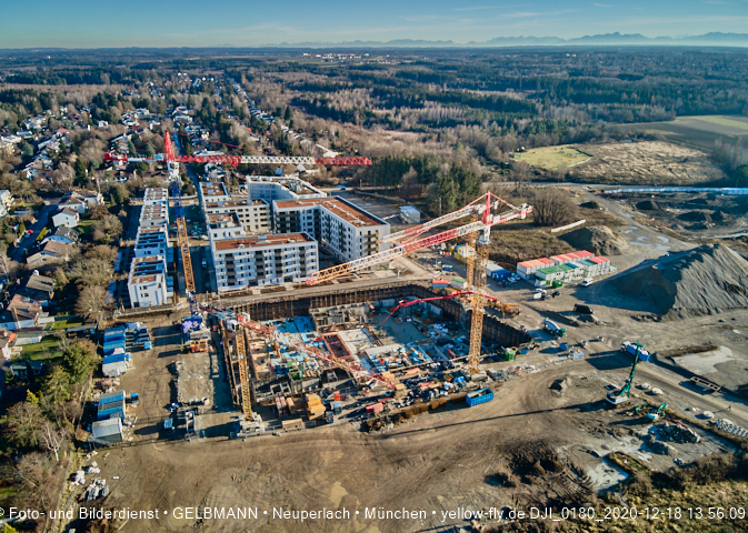 18.12.2020 - Baustelle Alexisquartier in Neuperlach
