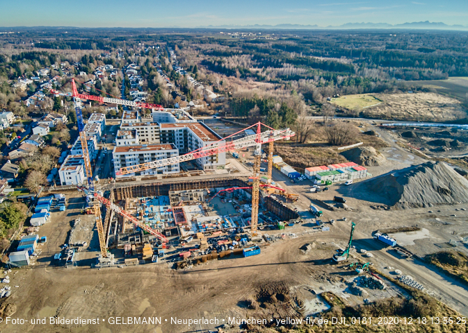18.12.2020 - Baustelle Alexisquartier in Neuperlach