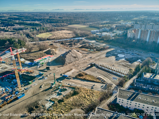 18.12.2020 - Baustelle Alexisquartier in Neuperlach