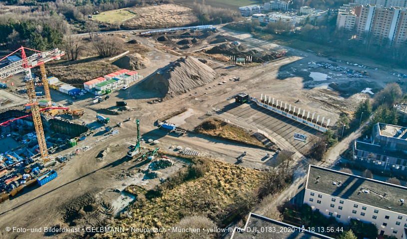 18.12.2020 - Baustelle Alexisquartier in Neuperlach