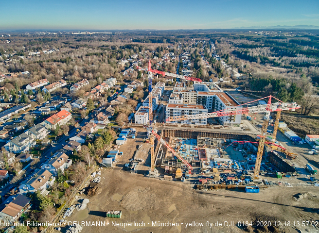 18.12.2020 - Baustelle Alexisquartier in Neuperlach
