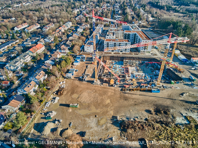 18.12.2020 - Baustelle Alexisquartier in Neuperlach