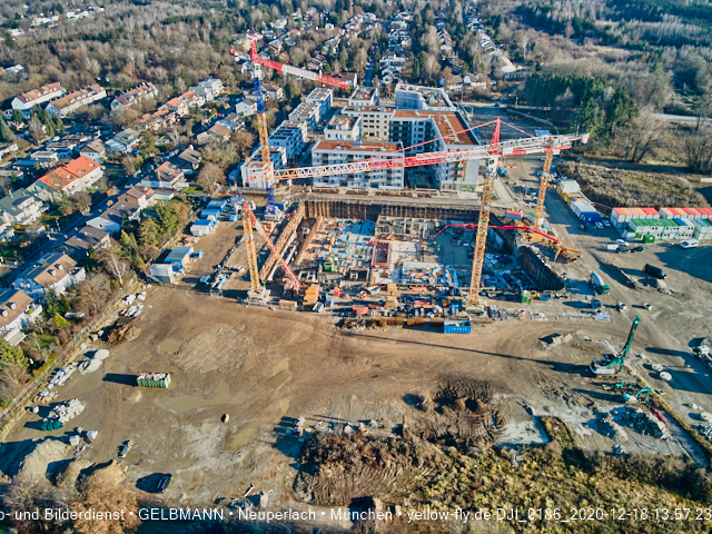 18.12.2020 - Baustelle Alexisquartier in Neuperlach