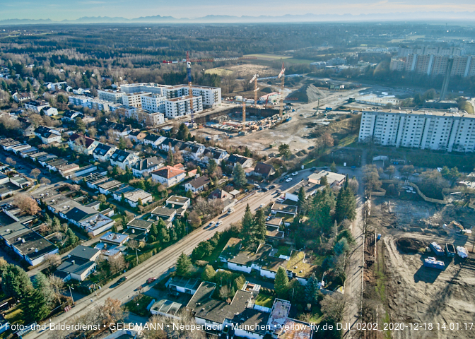 18.12.2020 - Baustelle Alexisquartier in Neuperlach