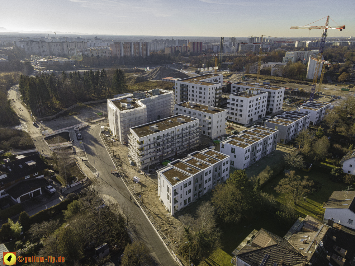 18.12.2020 - Baustelle Alexisquartier in Neuperlach