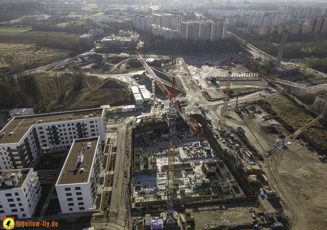 18.12.2020 - Baustelle Alexisquartier in Neuperlach