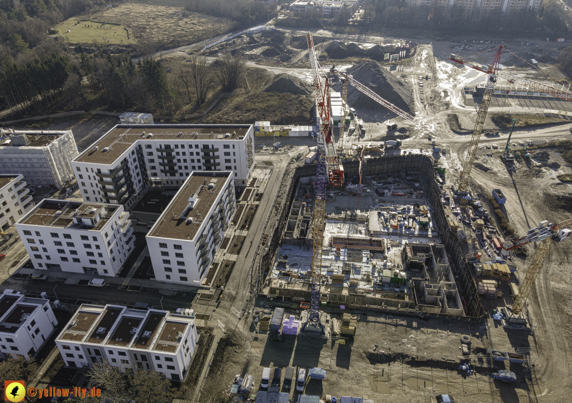 18.12.2020 - Baustelle Alexisquartier in Neuperlach