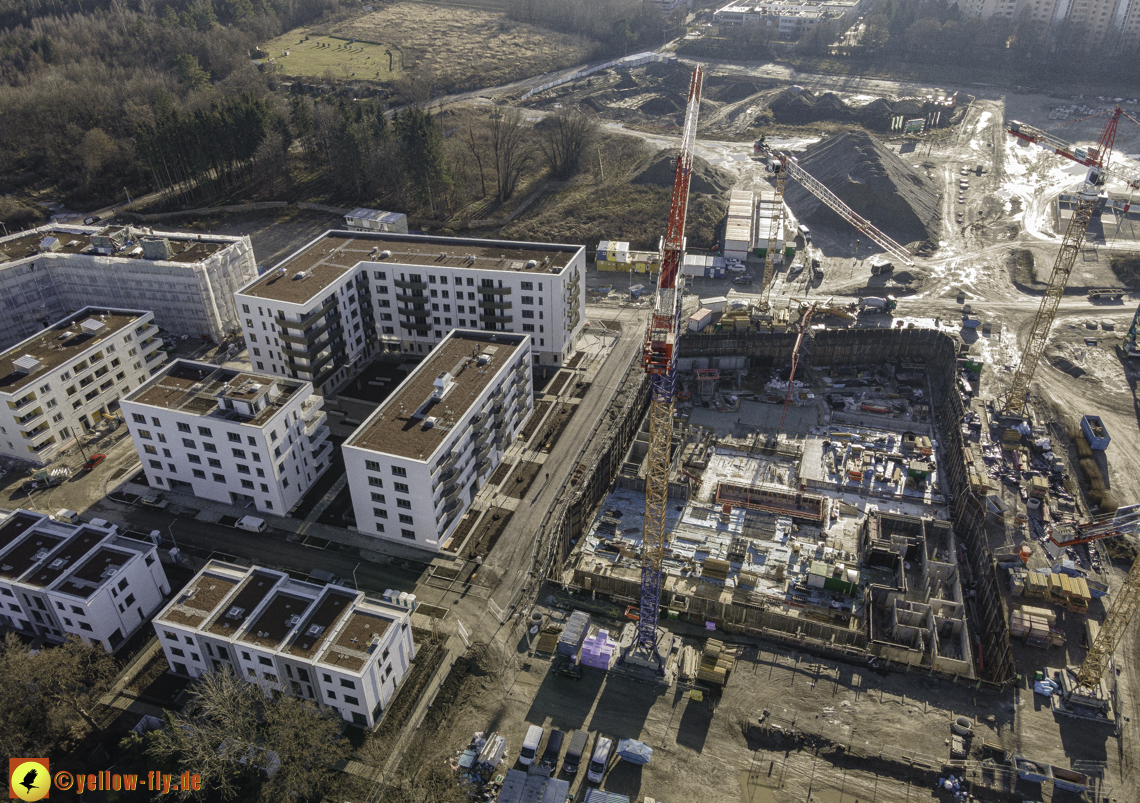 18.12.2020 - Baustelle Alexisquartier in Neuperlach