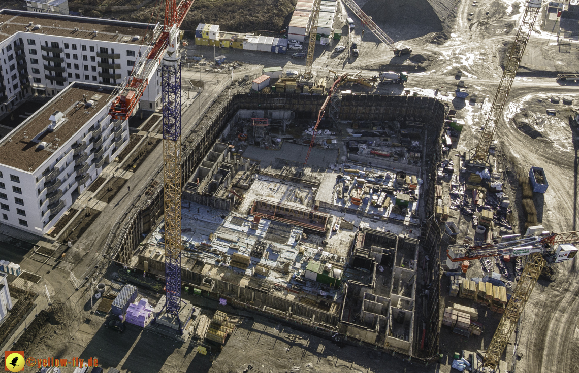 18.12.2020 - Baustelle Alexisquartier in Neuperlach