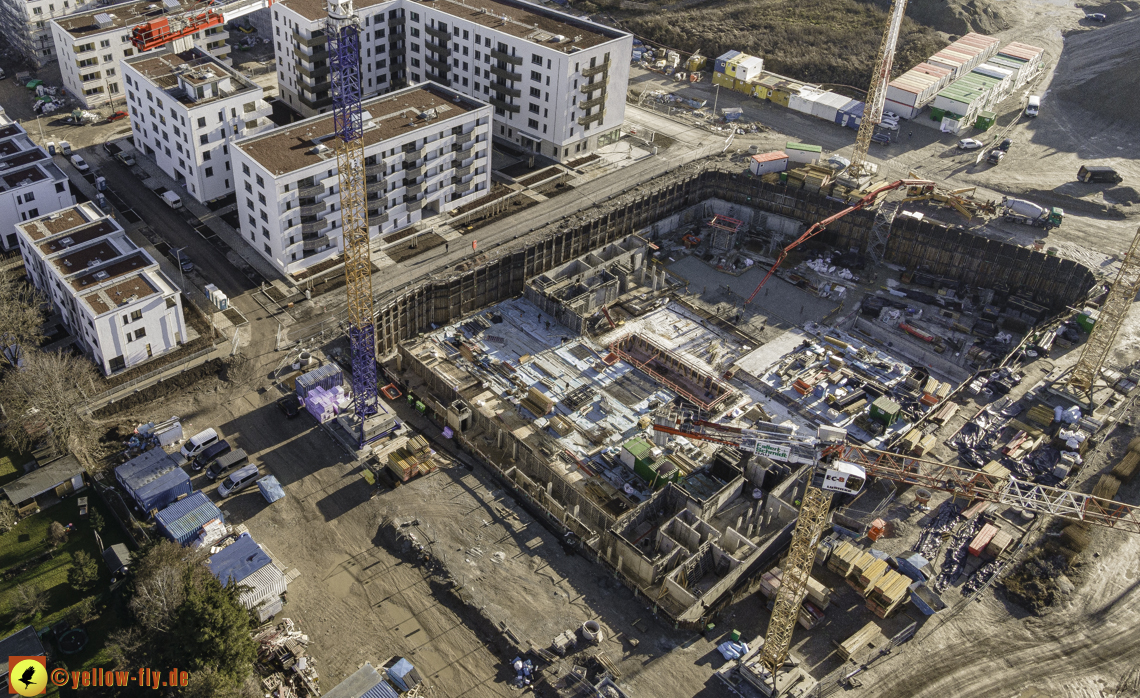 18.12.2020 - Baustelle Alexisquartier in Neuperlach