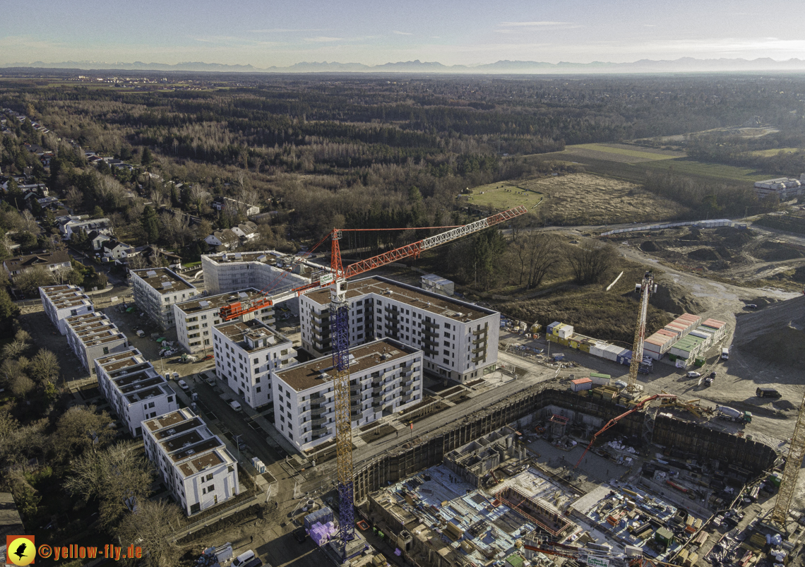 18.12.2020 - Baustelle Alexisquartier in Neuperlach