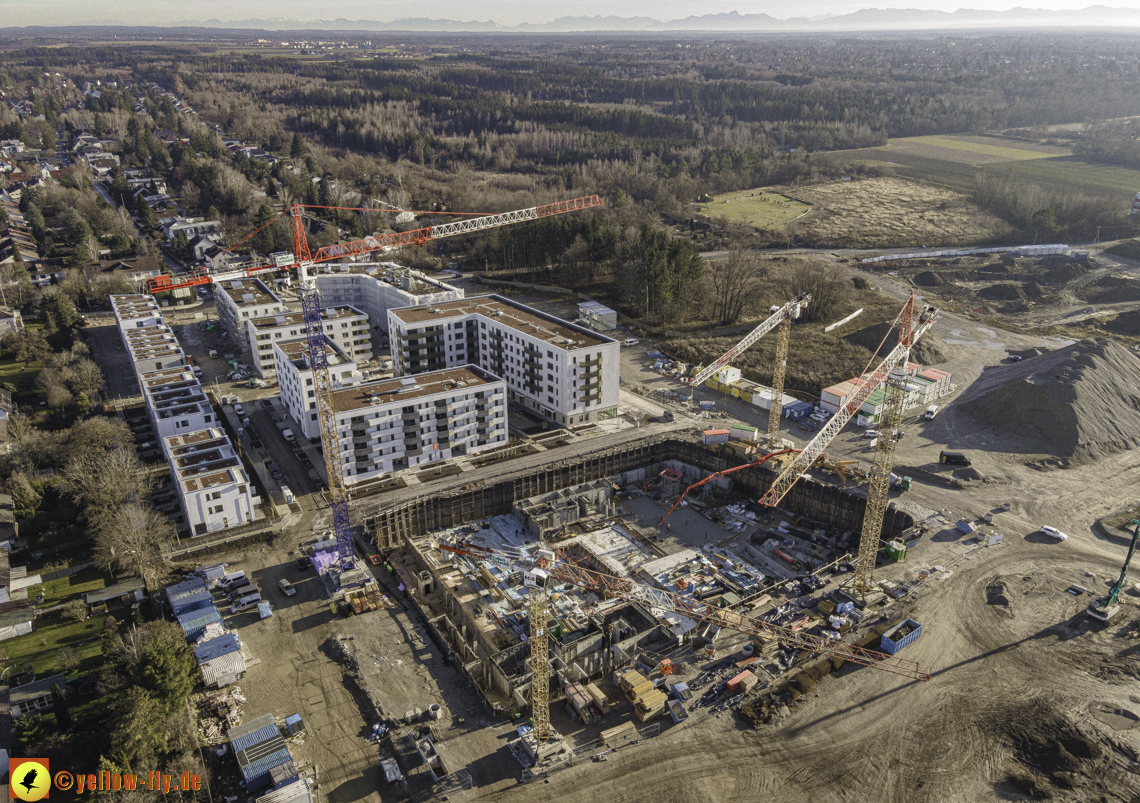 18.12.2020 - Baustelle Alexisquartier in Neuperlach