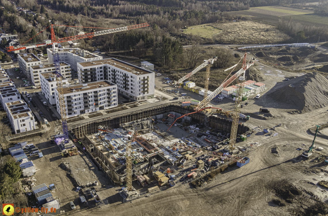 18.12.2020 - Baustelle Alexisquartier in Neuperlach