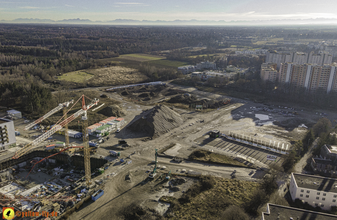 18.12.2020 - Baustelle Alexisquartier in Neuperlach