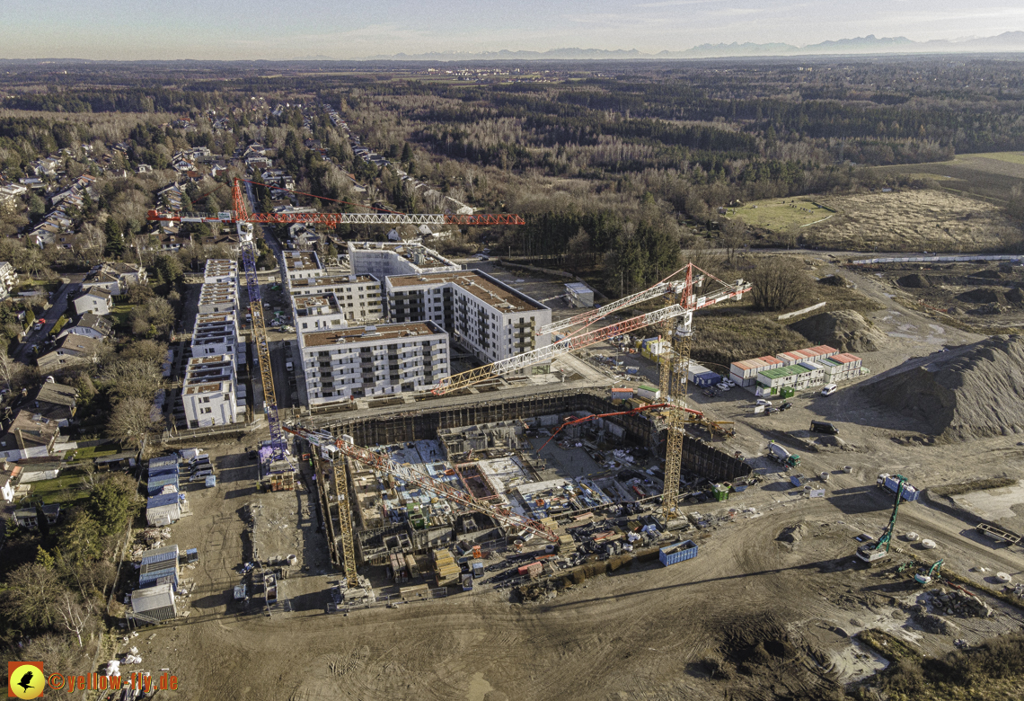 18.12.2020 - Baustelle Alexisquartier in Neuperlach