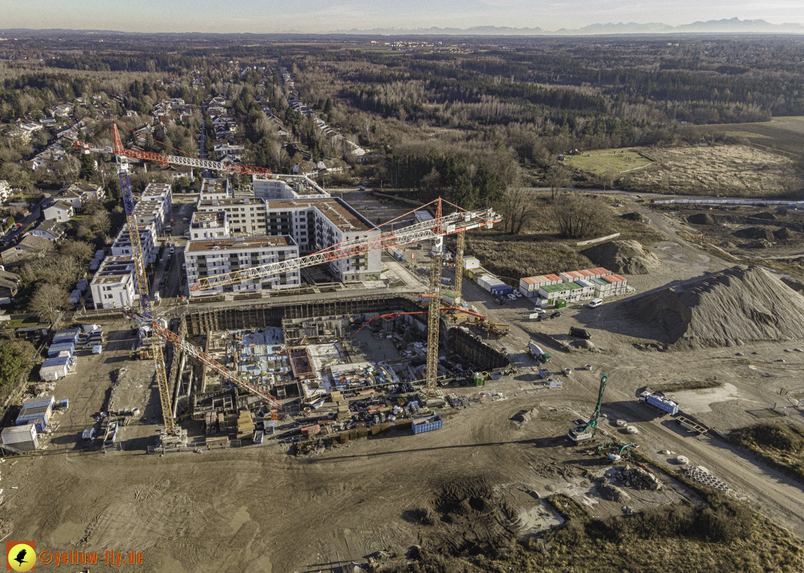 18.12.2020 - Baustelle Alexisquartier in Neuperlach