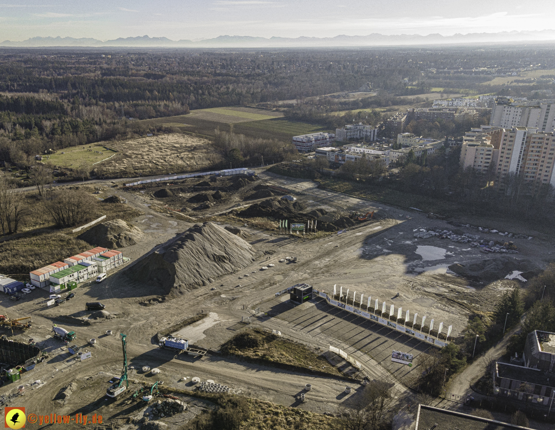 18.12.2020 - Baustelle Alexisquartier in Neuperlach