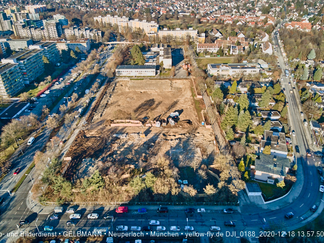 18.12.2020 - Baustelle Grundschule am Karl-Marx-Ring in Neuperlach