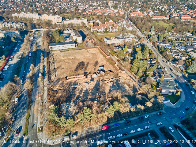 18.12.2020 - Baustelle Grundschule am Karl-Marx-Ring in Neuperlach