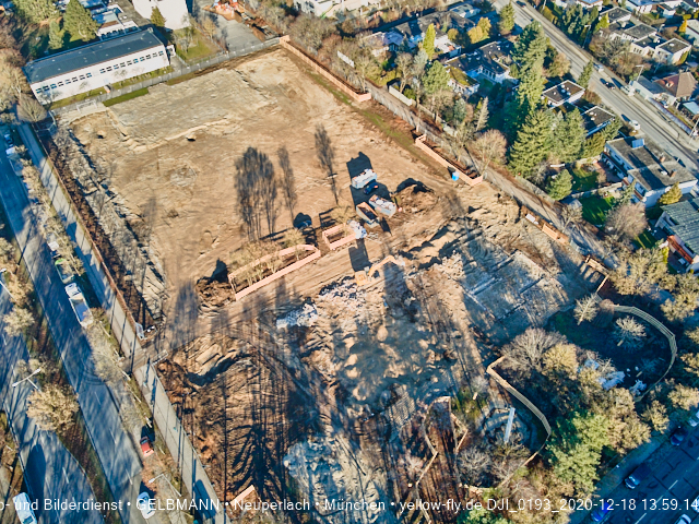 18.12.2020 - Baustelle Grundschule am Karl-Marx-Ring in Neuperlach