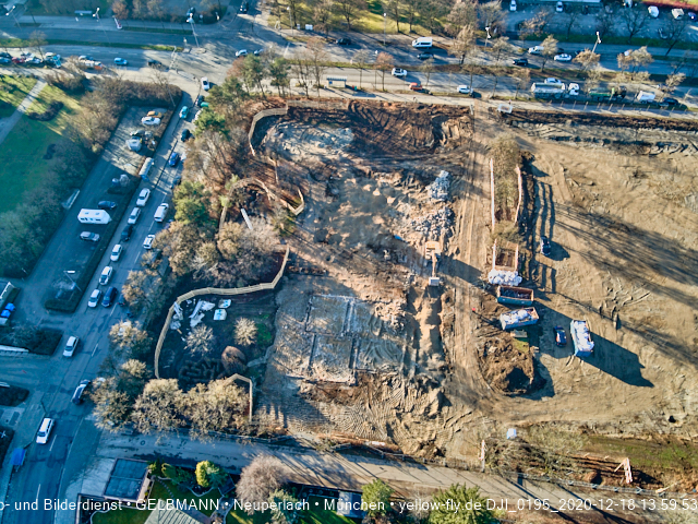 18.12.2020 - Baustelle Grundschule am Karl-Marx-Ring in Neuperlach