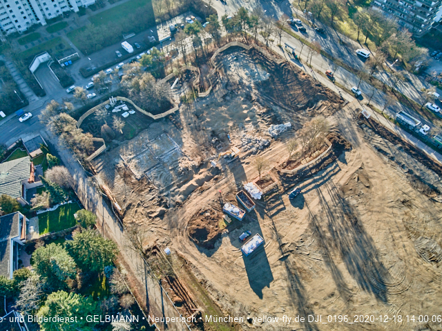 18.12.2020 - Baustelle Grundschule am Karl-Marx-Ring in Neuperlach