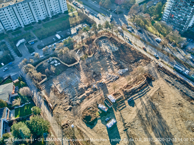 18.12.2020 - Baustelle Grundschule am Karl-Marx-Ring in Neuperlach