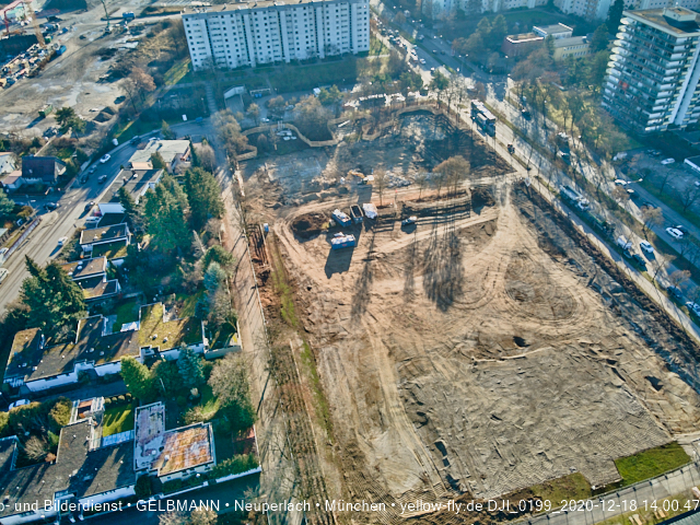 18.12.2020 - Baustelle Grundschule am Karl-Marx-Ring in Neuperlach