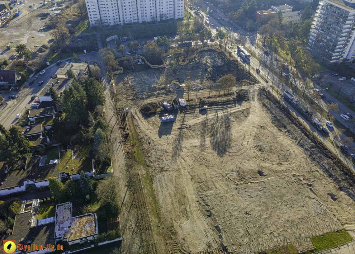 18.12.2020 - Baustelle Grundschule am Karl-Marx-Ring in Neuperlach